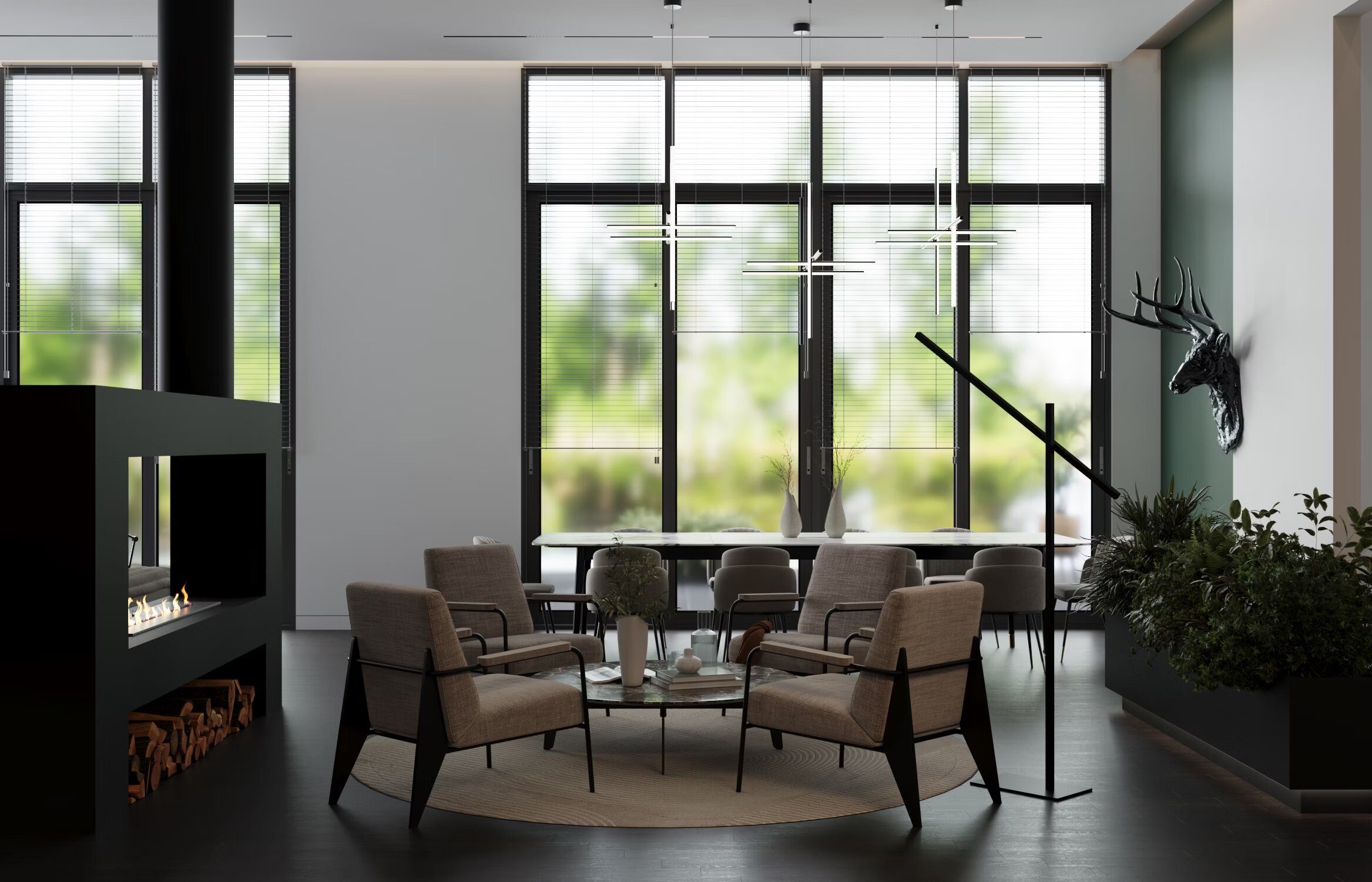Contemporary Living — Dining integration