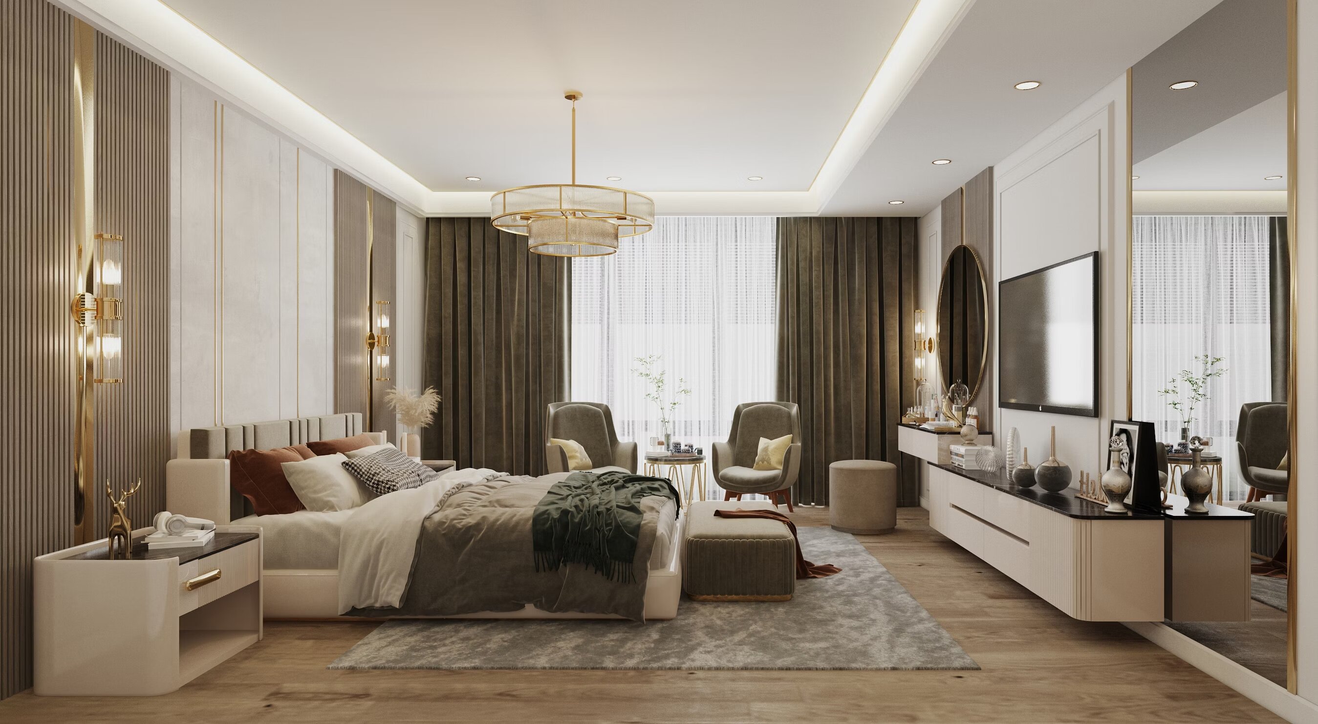 New Classic Master Bedroom