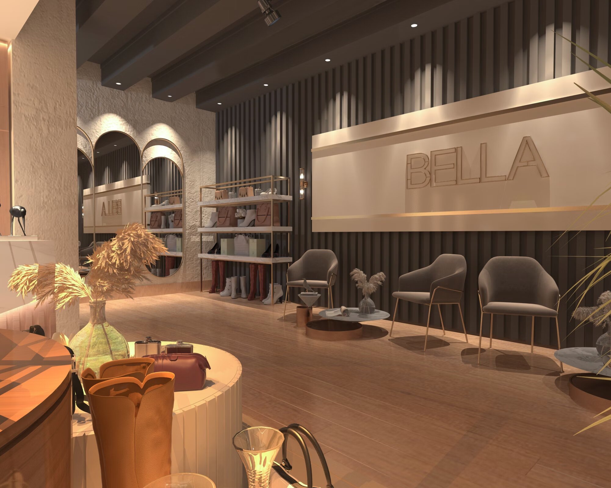 Bella Boutique — Counter design